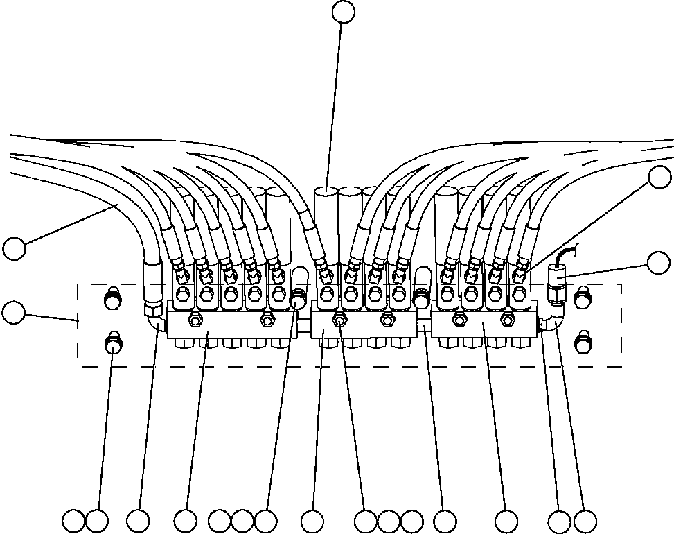 Komatsu parts book diagram for AFE47-EF 730E S/N A30445 & A30446   ORAPA MINE: AUTOMATIC LUBRICATION - REAR AXLE INJECTORS