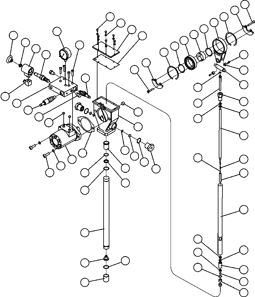 Komatsu parts book diagram for AFE47-EF 730E S/N A30445 & A30446   ORAPA MINE: LUBE PUMP ASSEMBLY (PC1767)