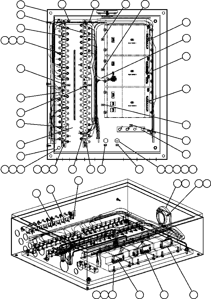 Komatsu parts book diagram for AFE47-FE 730E S/N A30512 - A30517    ROSSING URANIUM: JUNCTION BOX - 24V (EK3500)