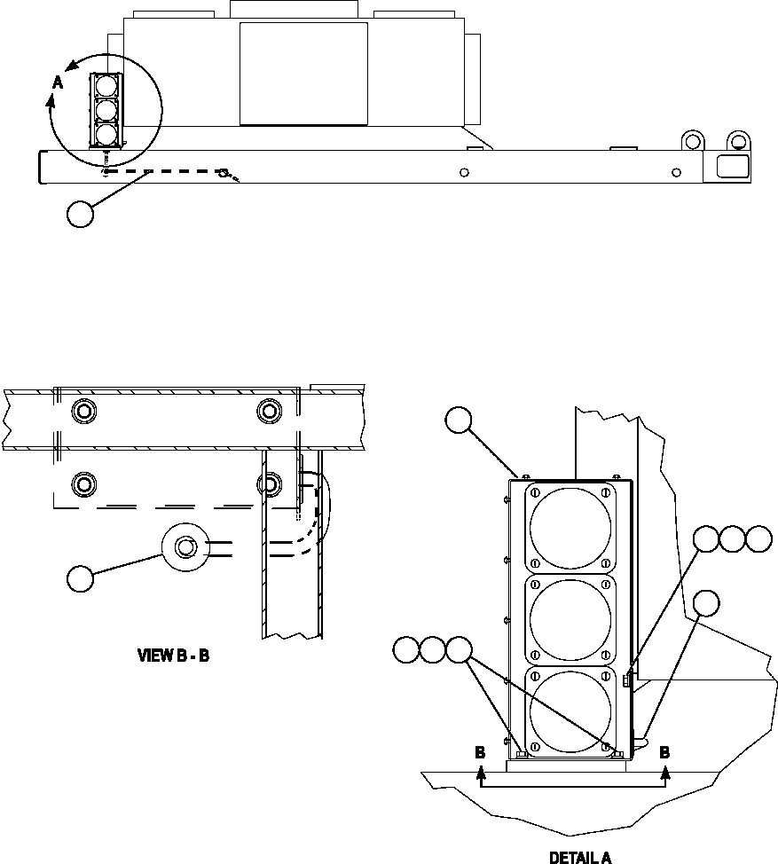Komatsu parts book diagram for AFE47-FE 730E S/N A30512 - A30517    ROSSING URANIUM: PAYLOAD METER III - INDICATOR LIGHTS - RIGHT DECK