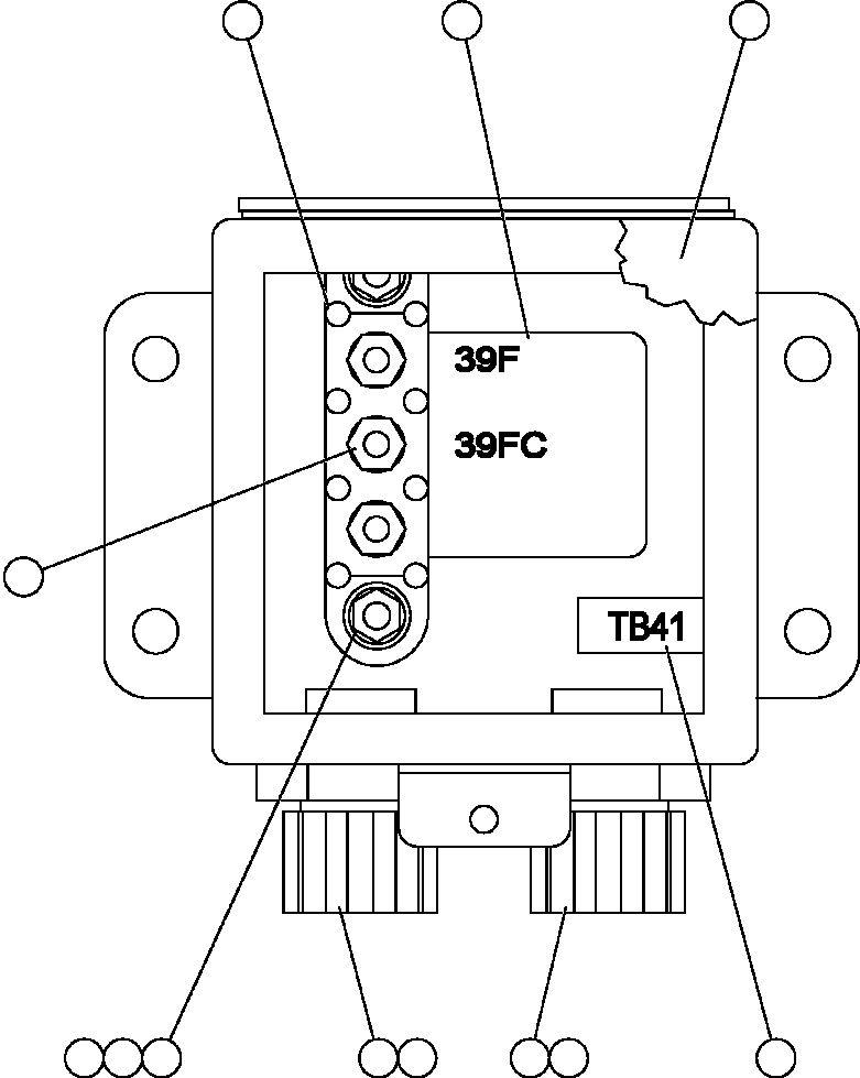 Komatsu parts book diagram for AFE47-FE 730E S/N A30512 - A30517    ROSSING URANIUM: JUNCTION BOX ASSEMBLY - R.H. (EK7633)