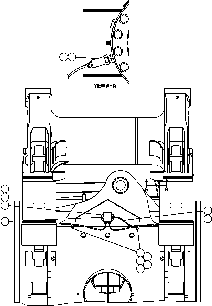 Komatsu parts book diagram for AFE47-FE 730E S/N A30512 - A30517    ROSSING URANIUM: PAYLOAD METER III - REAR SUSPENSIONS