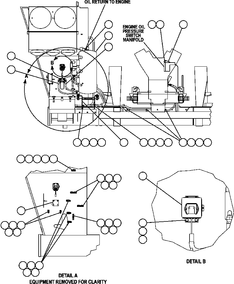 Komatsu parts book diagram for AFE47-FE 730E S/N A30512 - A30517    ROSSING URANIUM: ENGINE OIL RESERVE SYSTEM