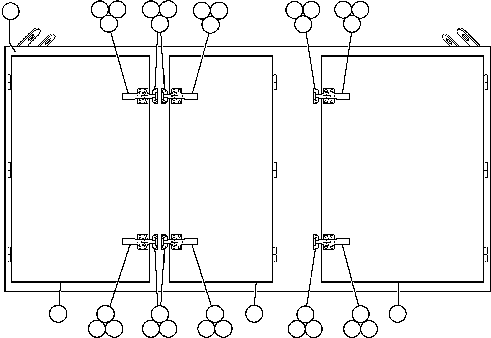 Komatsu parts book diagram for AFE47-FE 730E S/N A30512 - A30517    ROSSING URANIUM: CONTROL CABINET - OUTER FRONT