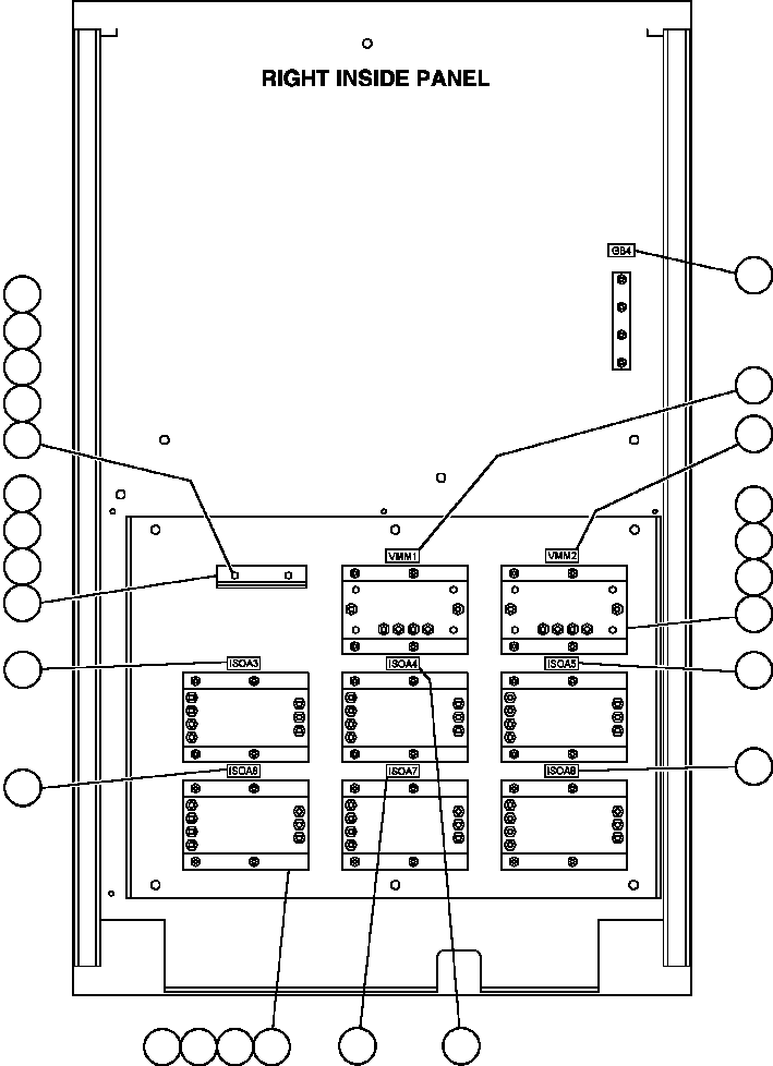 Komatsu parts book diagram for AFE47-FE 730E S/N A30512 - A30517    ROSSING URANIUM: CONTROL CABINET ASSEMBLY - L.H. SIDE