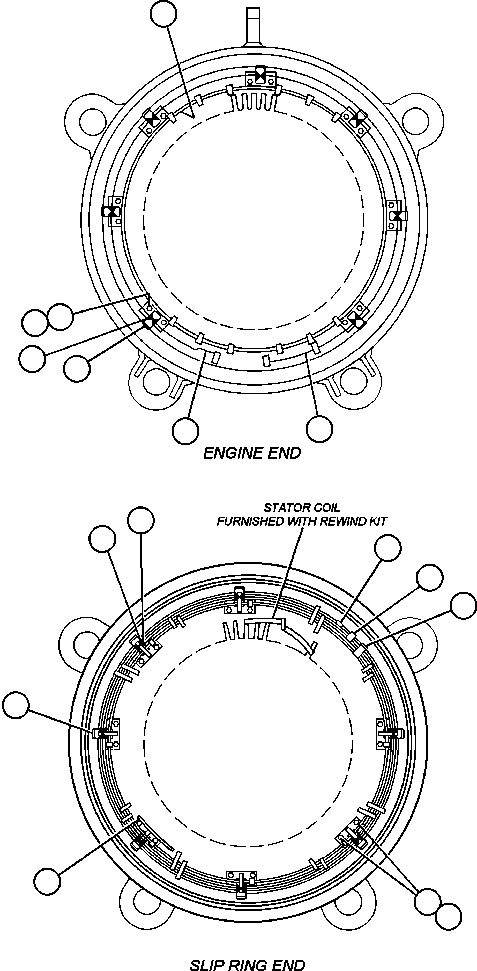 Komatsu parts book diagram for AFE47-FE 730E S/N A30512 - A30517    ROSSING URANIUM: ALTERNATOR - 22M2 - 5 (PB9266)