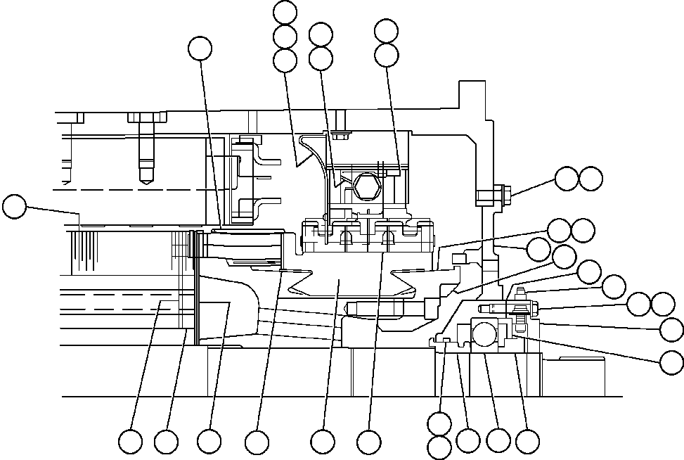 Komatsu parts book diagram for AFE47-FE 730E S/N A30512 - A30517    ROSSING URANIUM: MOTORIZED WHEEL - 788FS10 - 3
