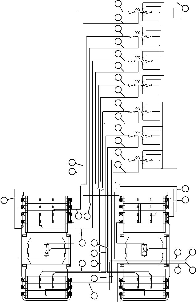 Komatsu parts book diagram for AFE47-FF 730E S/N A30518 - A30520 & A30523     DARMA HENWA: ELECTRIC POWER COMPONENTS WIRING - 1