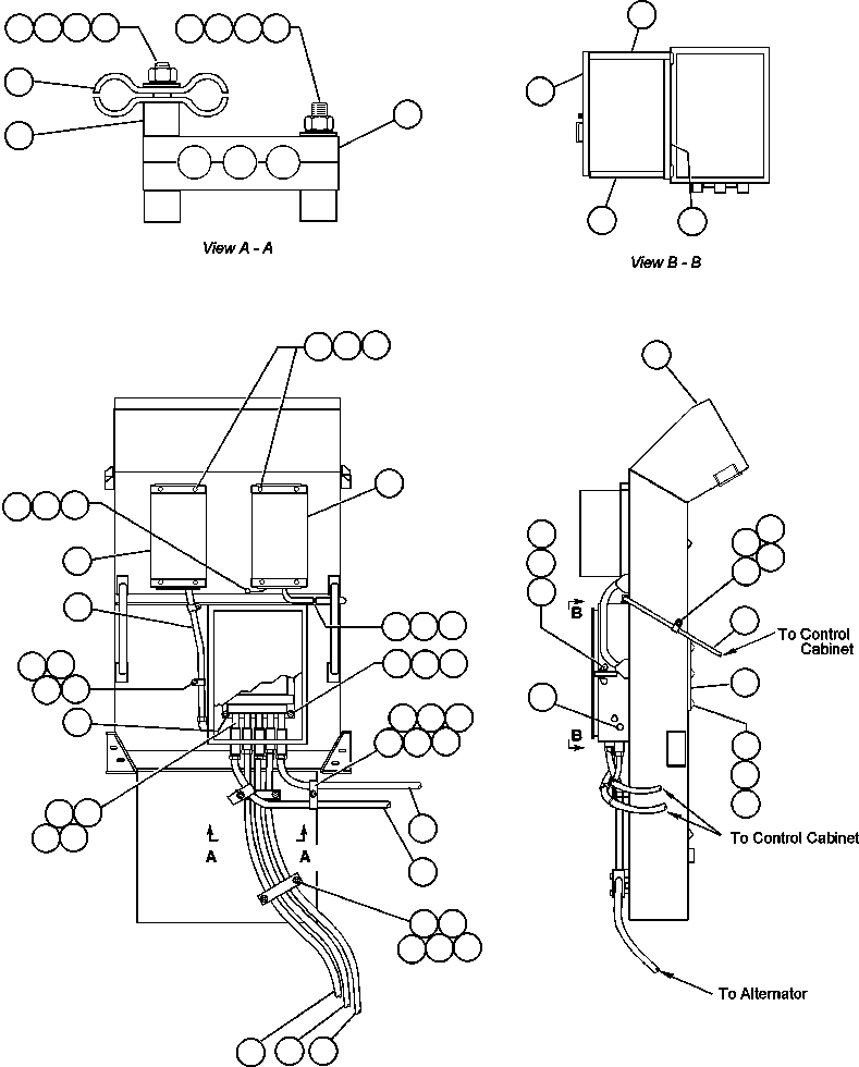 Komatsu parts book diagram for AFE47-FF 730E S/N A30518 - A30520 & A30523     DARMA HENWA: BLOWER INLET WIRING INSTALLATION