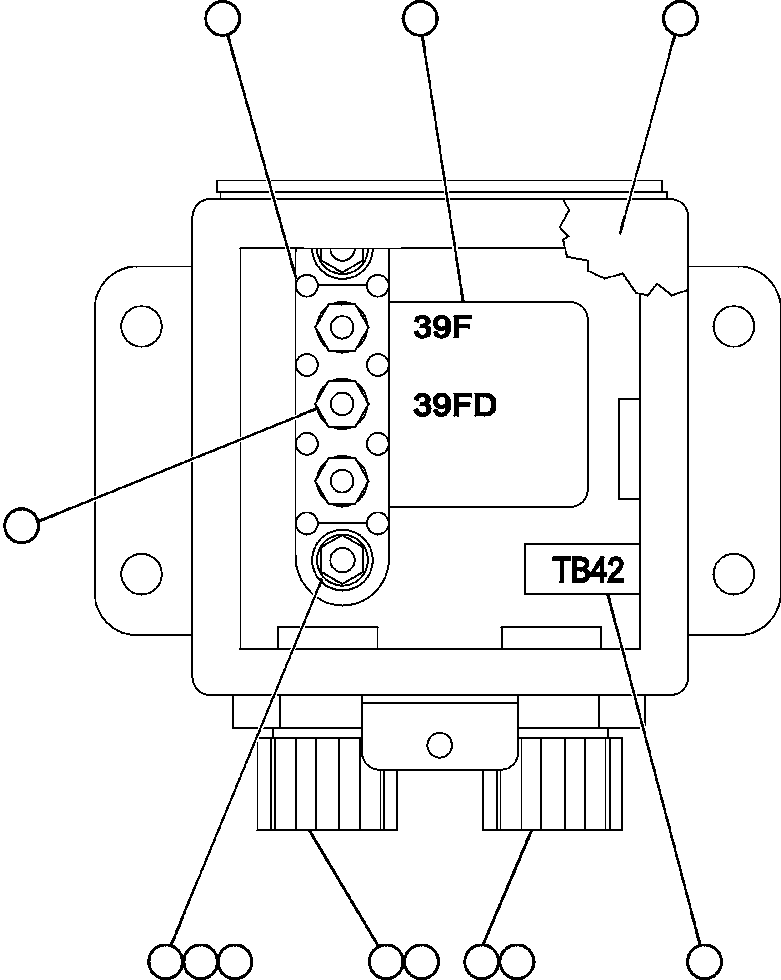 Komatsu parts book diagram for AFE47-FF 730E S/N A30518 - A30520 & A30523     DARMA HENWA: JUNCTION BOX ASSEMBLY - L.H. (EK7632)