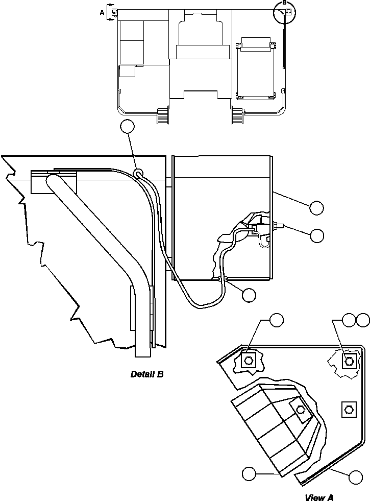 Komatsu parts book diagram for AFE47-FF 730E S/N A30518 - A30520 & A30523     DARMA HENWA: BACKUP LIGHTS