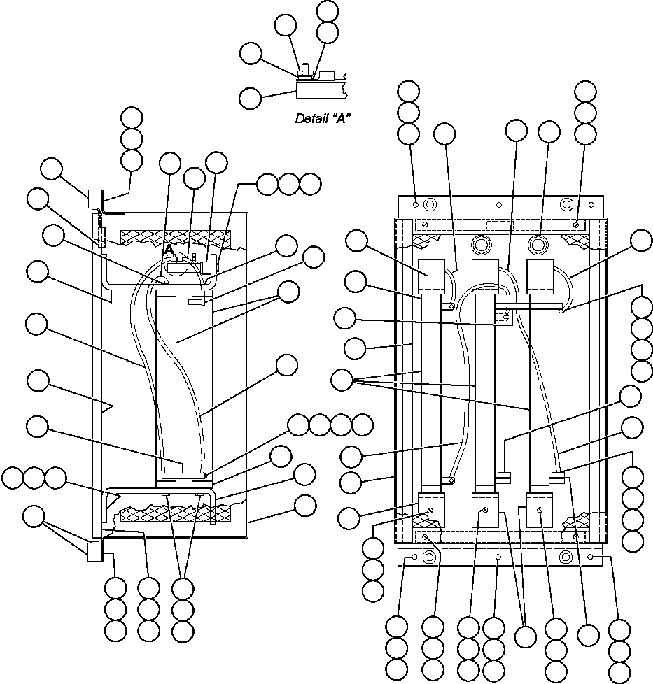 Komatsu parts book diagram for AFE47-FF 730E S/N A30518 - A30520 & A30523     DARMA HENWA: PANEL - GROUND FAULT RESISTOR (PB5508)