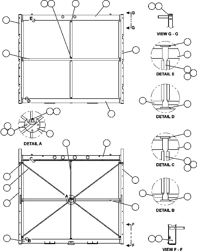 Komatsu parts book diagram for AFE47-FH 730E S/N A30524     NITTETSU: LOW & HIGH TEMPERATURE CORES