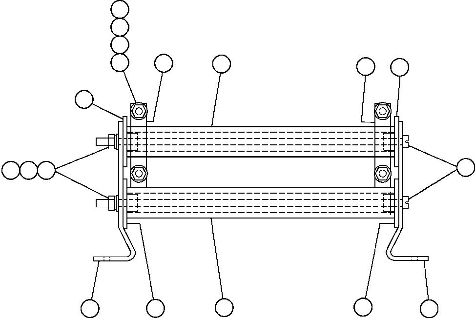 Komatsu parts book diagram for AFE47-FH 730E S/N A30524     NITTETSU: RESISTOR ASSEMBLY (VE6108)