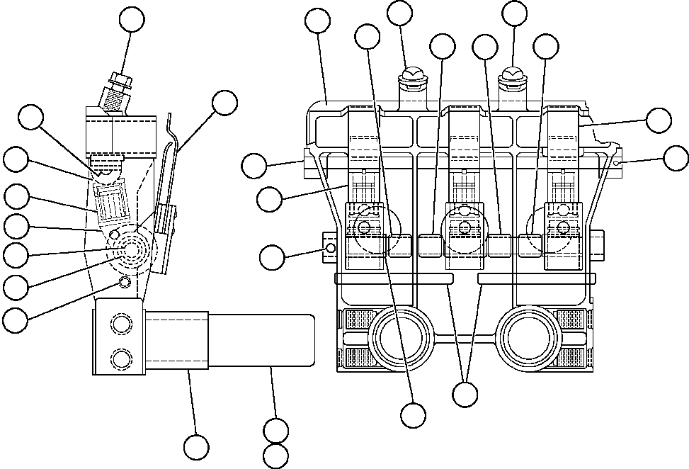 Komatsu parts book diagram for AFE47-FH 730E S/N A30524     NITTETSU: MOTORIZED WHEEL - 788FS10 - 6