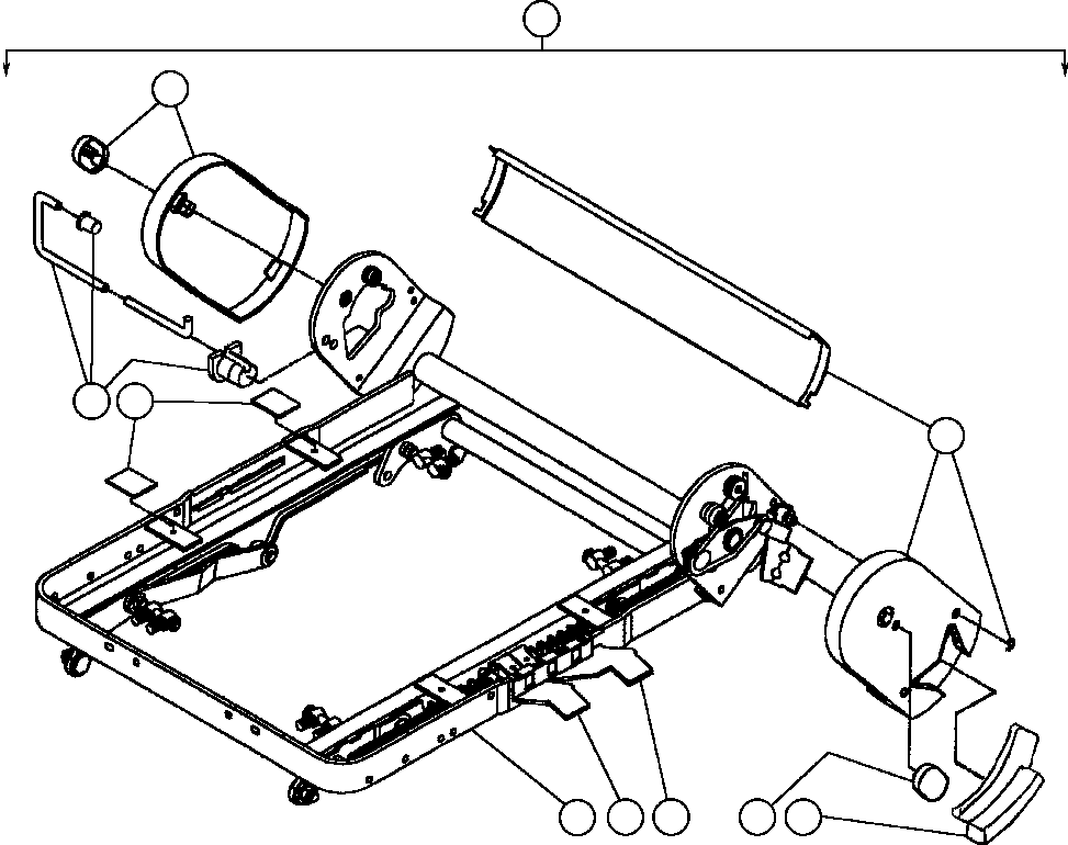 Komatsu parts book diagram for AFE47-FM 730E S/N A30531 - A30534     RUSSIAN COPPER COMPANY (RMK): OPERATOR'S SEAT ASSEMBLY - 2 (PC2324)