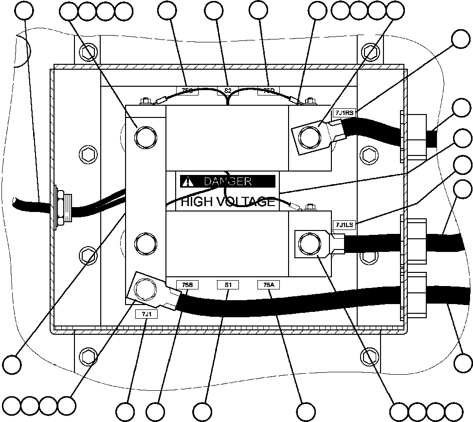 Komatsu parts book diagram for AFE47-FM 730E S/N A30531 - A30534     RUSSIAN COPPER COMPANY (RMK): SHUNT BOX