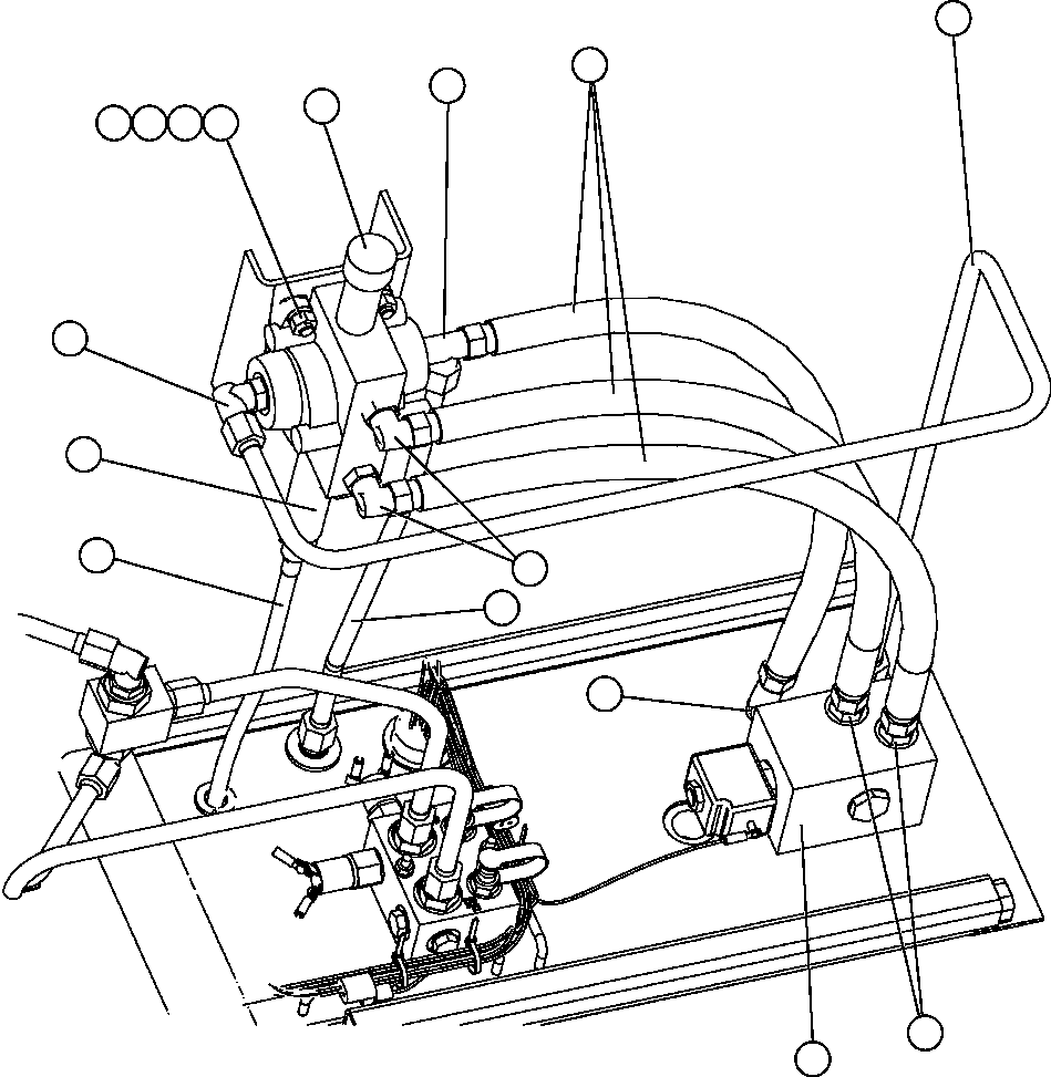 Komatsu parts book diagram for AFE47-FM 730E S/N A30531 - A30534     RUSSIAN COPPER COMPANY (RMK): BRAKE CABINET ASSEMBLY - 5