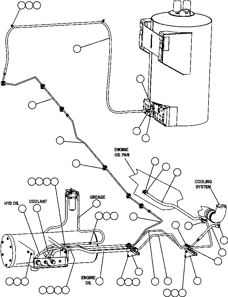 Komatsu parts book diagram for AFE47-FM 730E S/N A30531 - A30534     RUSSIAN COPPER COMPANY (RMK): SERVICE CENTER - R.H.