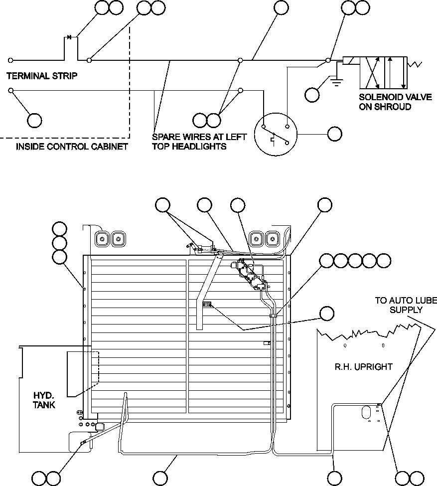 Komatsu parts book diagram for AFE47-FM 730E S/N A30531 - A30534     RUSSIAN COPPER COMPANY (RMK): RADIATOR SHUTTERS INSTALLATION