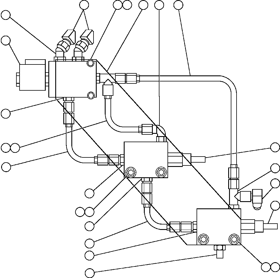 Komatsu parts book diagram for AFE47-FM 730E S/N A30531 - A30534     RUSSIAN COPPER COMPANY (RMK): SHUTTER CONTROL VALVE ASSEMBLY (EH3344)