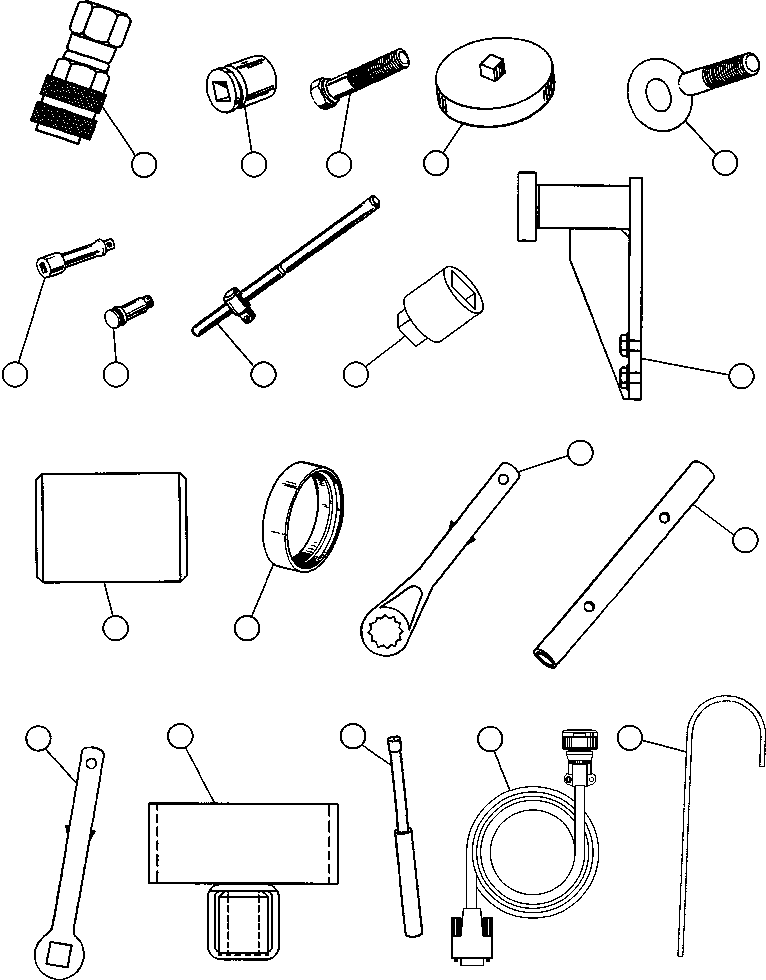 Komatsu parts book diagram for AFE47-FM 730E S/N A30531 - A30534     RUSSIAN COPPER COMPANY (RMK): TOOL GROUP