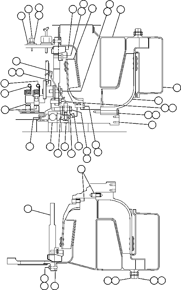 Komatsu parts book diagram for AFE47-FM 730E S/N A30531 - A30534     RUSSIAN COPPER COMPANY (RMK): ALTERNATOR - 22M2 - 1 (PB9266)