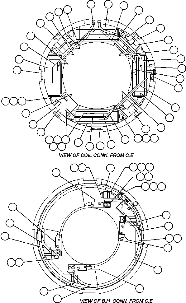 Komatsu parts book diagram for AFE47-FM 730E S/N A30531 - A30534     RUSSIAN COPPER COMPANY (RMK): MOTORIZED WHEEL - 788FS10 - 5