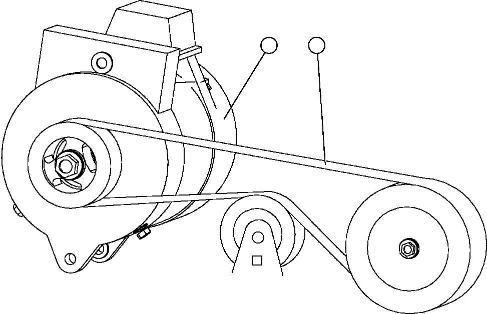 Komatsu parts book diagram for AFE47-FP 730E S/N A30541 - A30545 & A30550 - A30551      DARMA HENWA: BATTERY CHARGING ALTERNATOR INSTL
