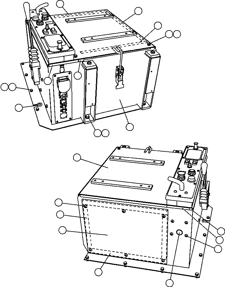 Komatsu parts book diagram for AFE47-FP 730E S/N A30541 - A30545 & A30550 - A30551      DARMA HENWA: CAB INTERFACE COMPARTMENT ( 1/4)