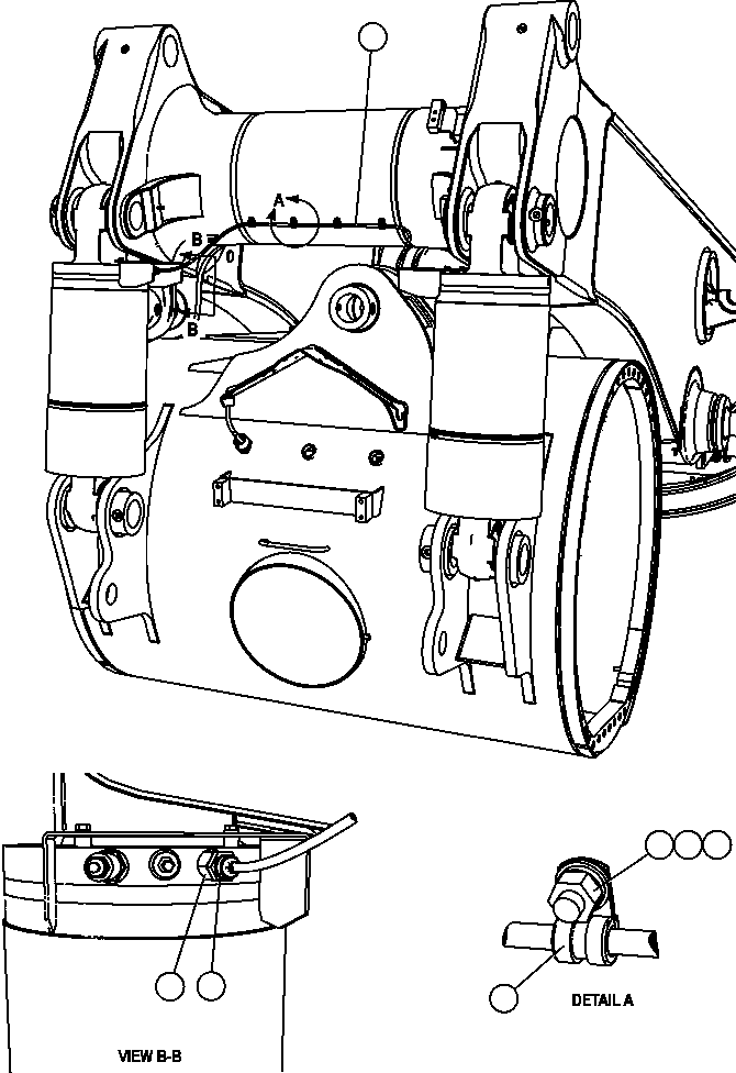 Komatsu parts book diagram for AFE47-FP 730E S/N A30541 - A30545 & A30550 - A30551      DARMA HENWA: TWO-SPEED RETARDING INSTALLATION