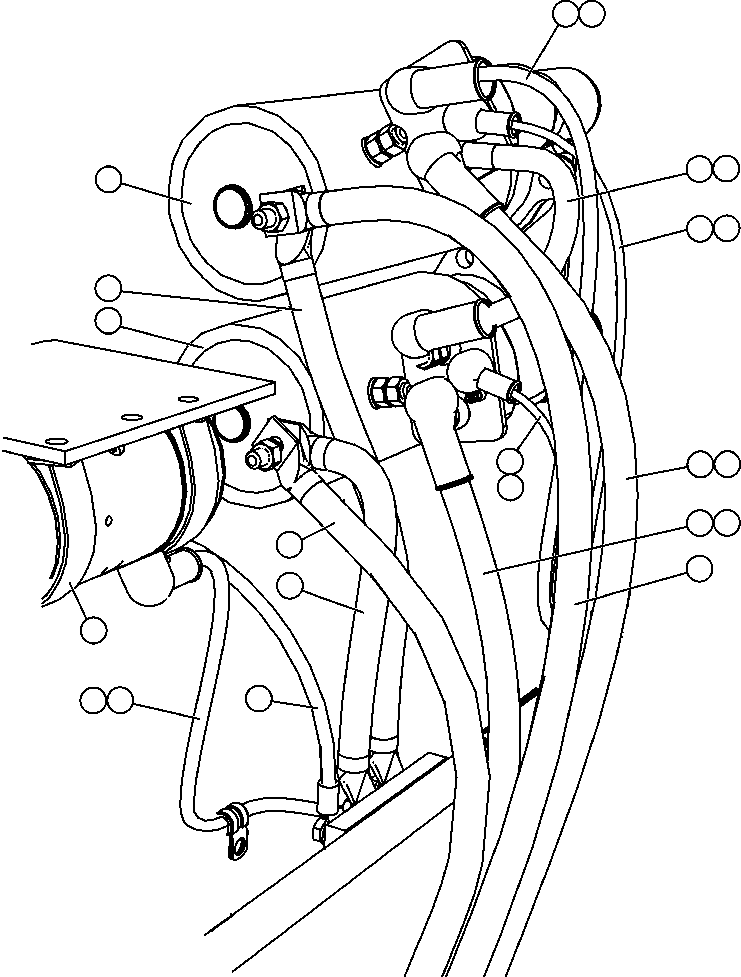 Komatsu parts book diagram for AFE47-FP 730E S/N A30541 - A30545 & A30550 - A30551      DARMA HENWA: STARTING SYSTEM WIRING ( 1/5)