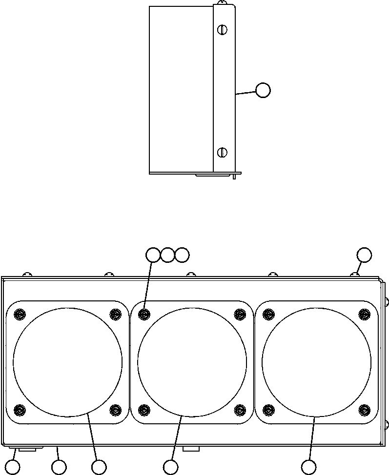 Komatsu parts book diagram for AFE47-FP 730E S/N A30541 - A30545 & A30550 - A30551      DARMA HENWA: PAYLOAD METER III - INDICATOR LIGHT ASSEMBLY