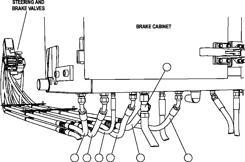Komatsu parts book diagram for AFE47-FQ 730E S/N A30546 - A30549     ROSSING URANIUM: CAB PIPING  2/2