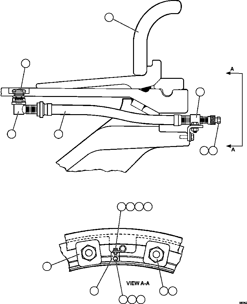 Dump Trucks Komatsu / AFE47-GD 730E S/N A30585-A30588, A30592-A30593, A30597-A30599     BAYOVAR(AFE47-GD) / FRONT WHEEL & MOUNTING(094 : 56034)