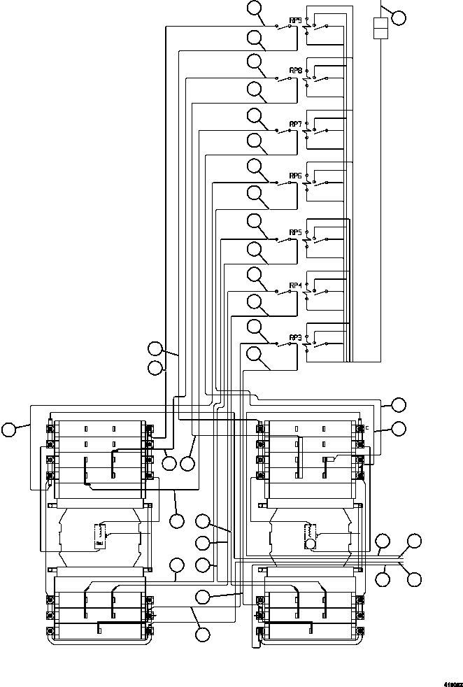 Dump Trucks Komatsu / AFE47-GD 730E S/N A30585-A30588, A30592-A30593, A30597-A30599     BAYOVAR(AFE47-GD) / ELECTRIC POWER COMPONENTS WIRING ( 2/2)(274 : 41808)