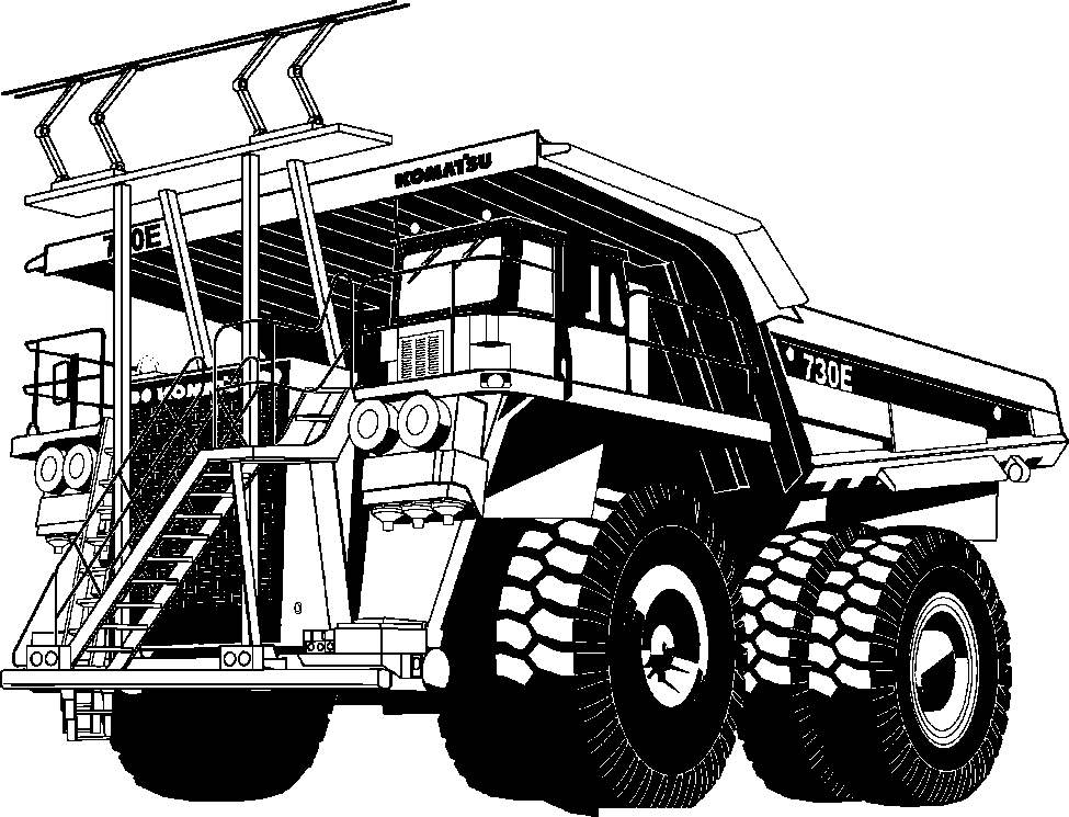 Dump Trucks Komatsu / AFE47-GL 730E S/N A30617 - A30619    ROSSING(AFE47-GL)