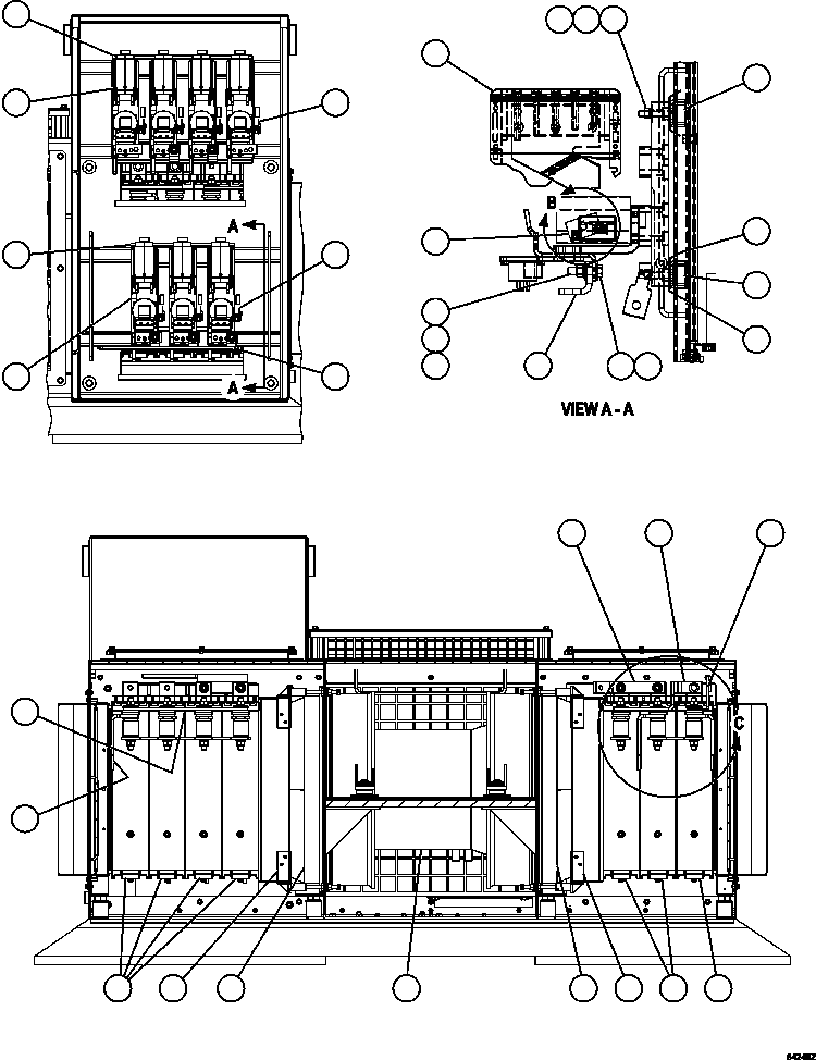 Dump Trucks Komatsu / AFE47-GP 730E S/N A30628 - A30629 & A30632   KUMBA KOLOMELA(AFE47-GP) / RETARDING GRID ASSEMBLY - 7 STEP  3/4    PC2158(658 : 64249)