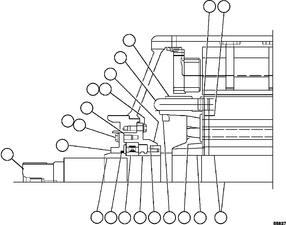 Dump Trucks Komatsu / AFE47-GP 730E S/N A30628 - A30629 & A30632   KUMBA KOLOMELA(AFE47-GP) / MOTORIZED WHEEL - 788FS10   3/7(676 : 55637)