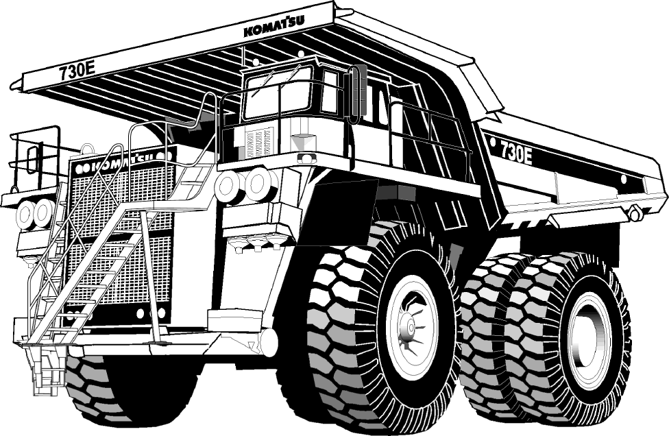 Dump Trucks Komatsu / AFE47-GT 730E S/N A30643 - A30645 & A30650   ORAPA(AFE47-GT)