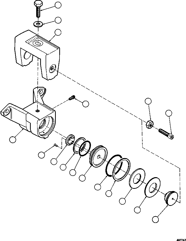 Dump Trucks Komatsu / AFE47-GT 730E S/N A30643 - A30645 & A30650   ORAPA(AFE47-GT) / PARKING BRAKE ASSEMBLY            PB8995(102 : 40774)