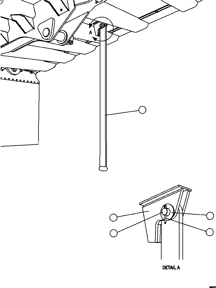 Komatsu parts book diagram for AFE47-GV 730E S/N A30648 - A30649   FOSKOR: ROCK EJECTORS INSTALLATION