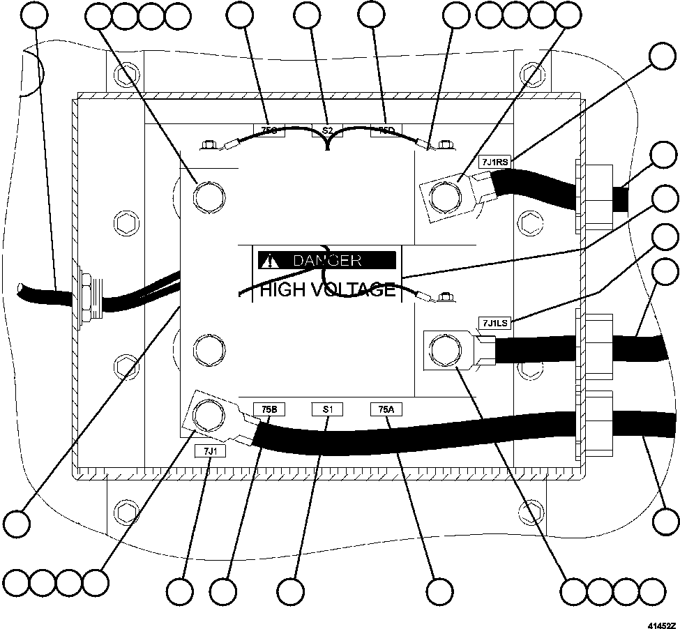 Komatsu parts book diagram for AFE47-GV 730E S/N A30648 - A30649   FOSKOR: SHUNT BOX