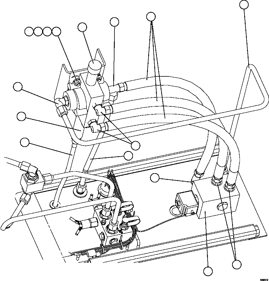 Komatsu parts book diagram for AFE47-GV 730E S/N A30648 - A30649   FOSKOR: BRAKE CABINET ASSEMBLY    5/5
