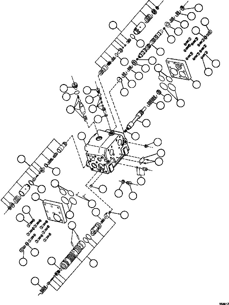 Komatsu parts book diagram for AFE47-GV 730E S/N A30648 - A30649   FOSKOR: FLOW AMPLIFIER                      PB9932