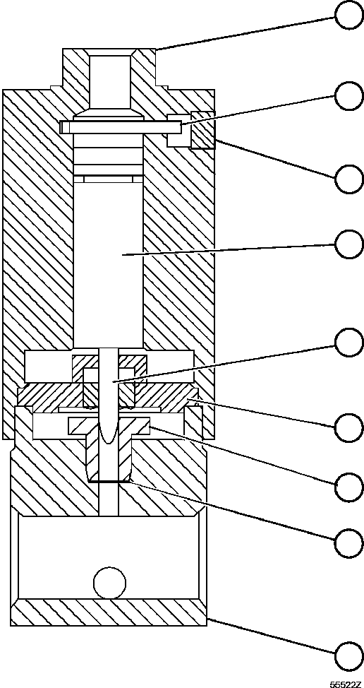 Komatsu parts book diagram for AFE47-GV 730E S/N A30648 - A30649   FOSKOR: VENT VALVE ASSEMBLY            LA0598