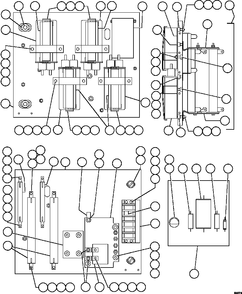 Komatsu parts book diagram for AFE47-GV 730E S/N A30648 - A30649   FOSKOR: PANEL - COVER, MFSE         VE4910