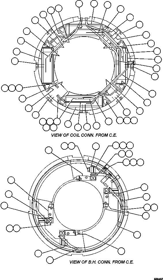 Komatsu parts book diagram for AFE47-GV 730E S/N A30648 - A30649   FOSKOR: MOTORIZED WHEEL - 788FS10   6/7