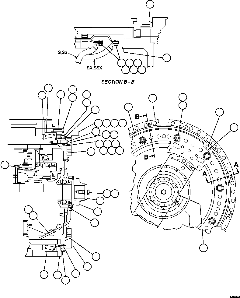 Dump Trucks Komatsu / AFE47-GW 730E S/N A30651 - A30655 & A30659 - A30668  OCP(AFE47-GW) / MOTORIZED WHEEL - 788FS10   2/7(672 : 55636)
