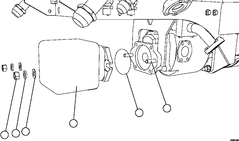 Dump Trucks Komatsu / AFE47-GY 730E S/N A30669 - A30674  RMK(AFE47-GY) / PUMP MODULE - STEERING PUMP(404 : 55919)
